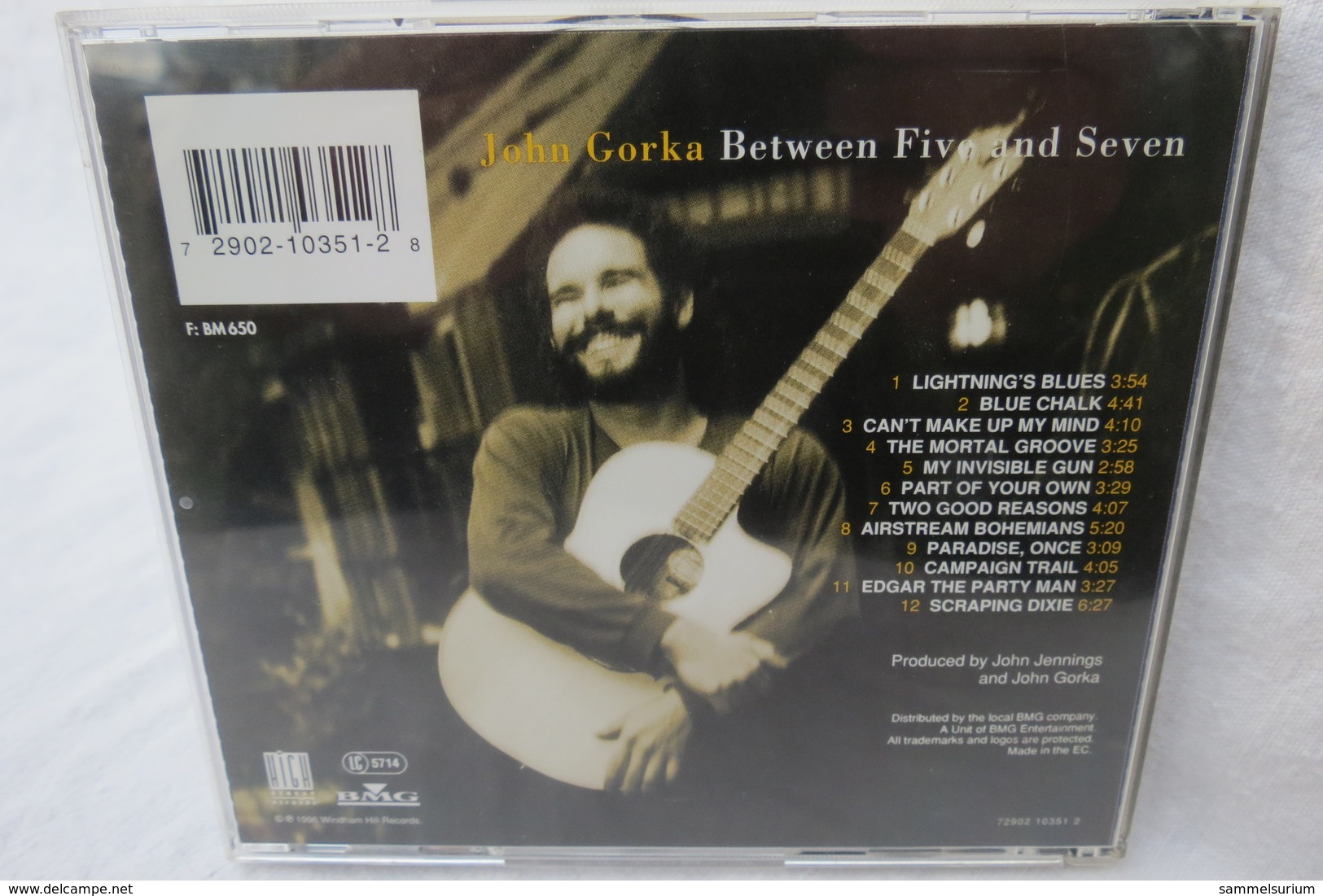 CD "John Gorka" Between Five And Seven - Country & Folk