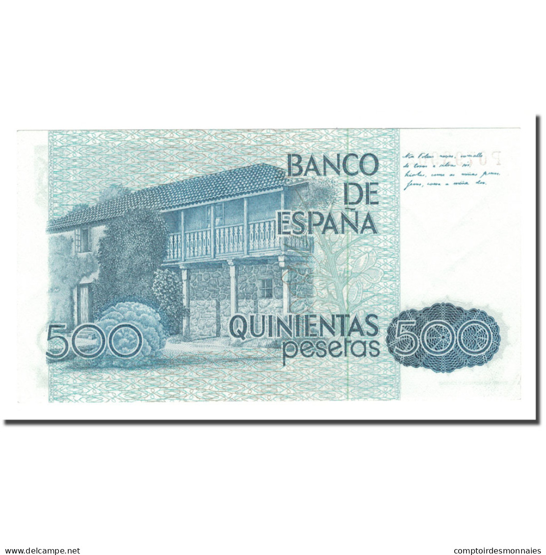 Billet, Espagne, 500 Pesetas, 1983, 1979-10-23, KM:157, SUP+ - [ 4] 1975-…: Juan Carlos I.