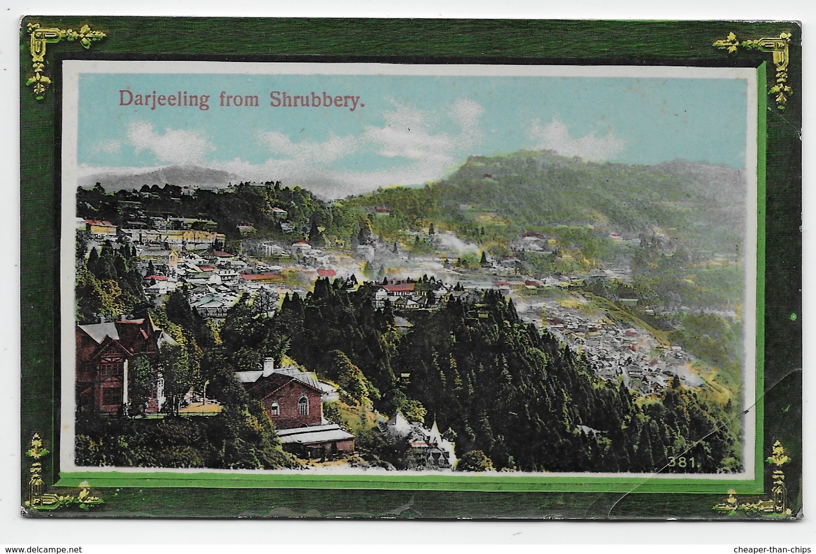 Darjeeling From The Shrubbery  - Nestor Gianaclis 381 - India