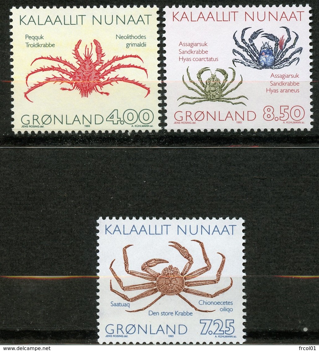 Groenland, Yvert 219/221, Scott 256/258, MNH - Neufs