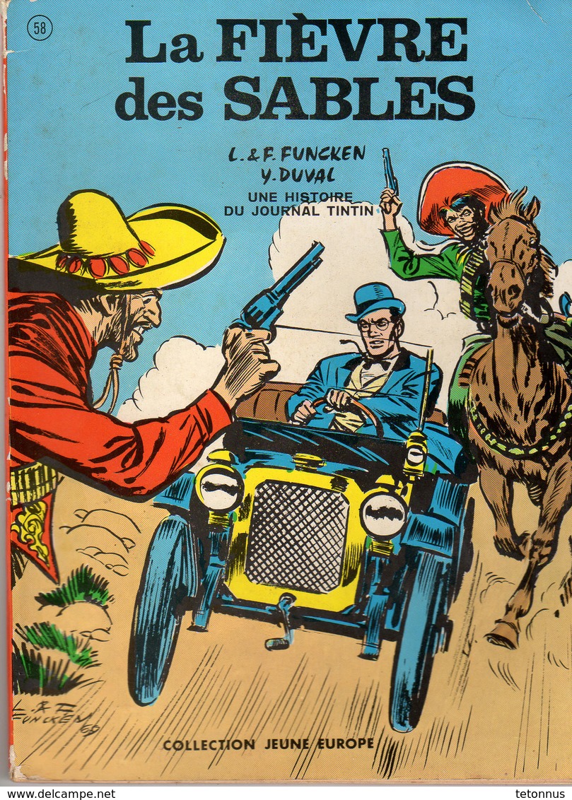 DOC SILVER LA FIEVRE DES SABLES EN E.O. L & F. FUNCKEN & Y. DUVAL - Collections