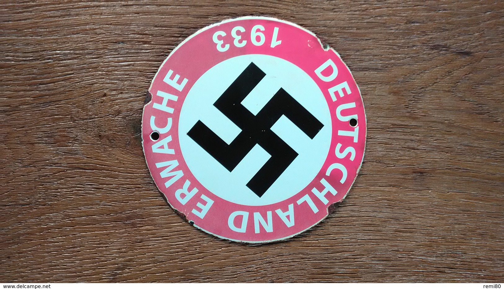Plaque émaillé Allemande Ww2 1939-1945 - 1939-45