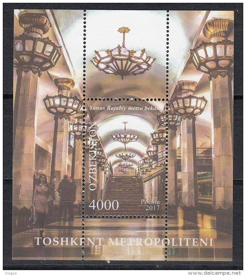 Uz 1206 Bl.86 Uzbekistan Usbekistan 2017 Metro Of Tashkent - Usbekistan