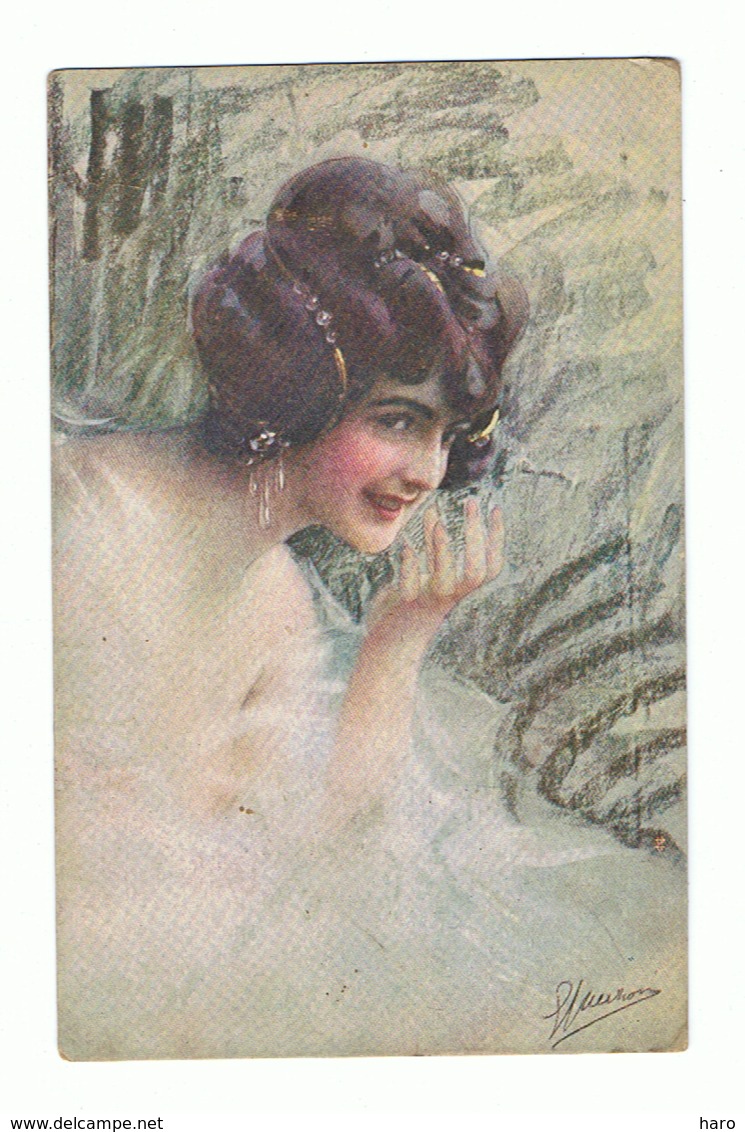 Portrait De Femme, Frau, Lady - Illustrateur Guerinoni - 1920 (649a) Fr70 - Guerinoni