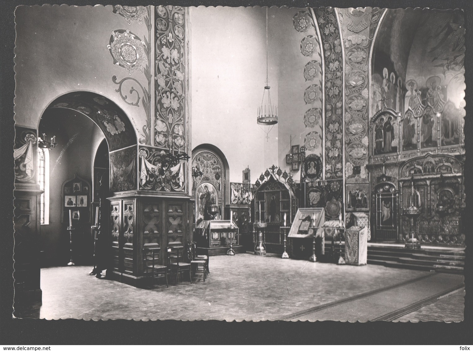 Nice - Cathédrale Orthodoxe Russe - Intérieur Côté Gauche - Monuments, édifices