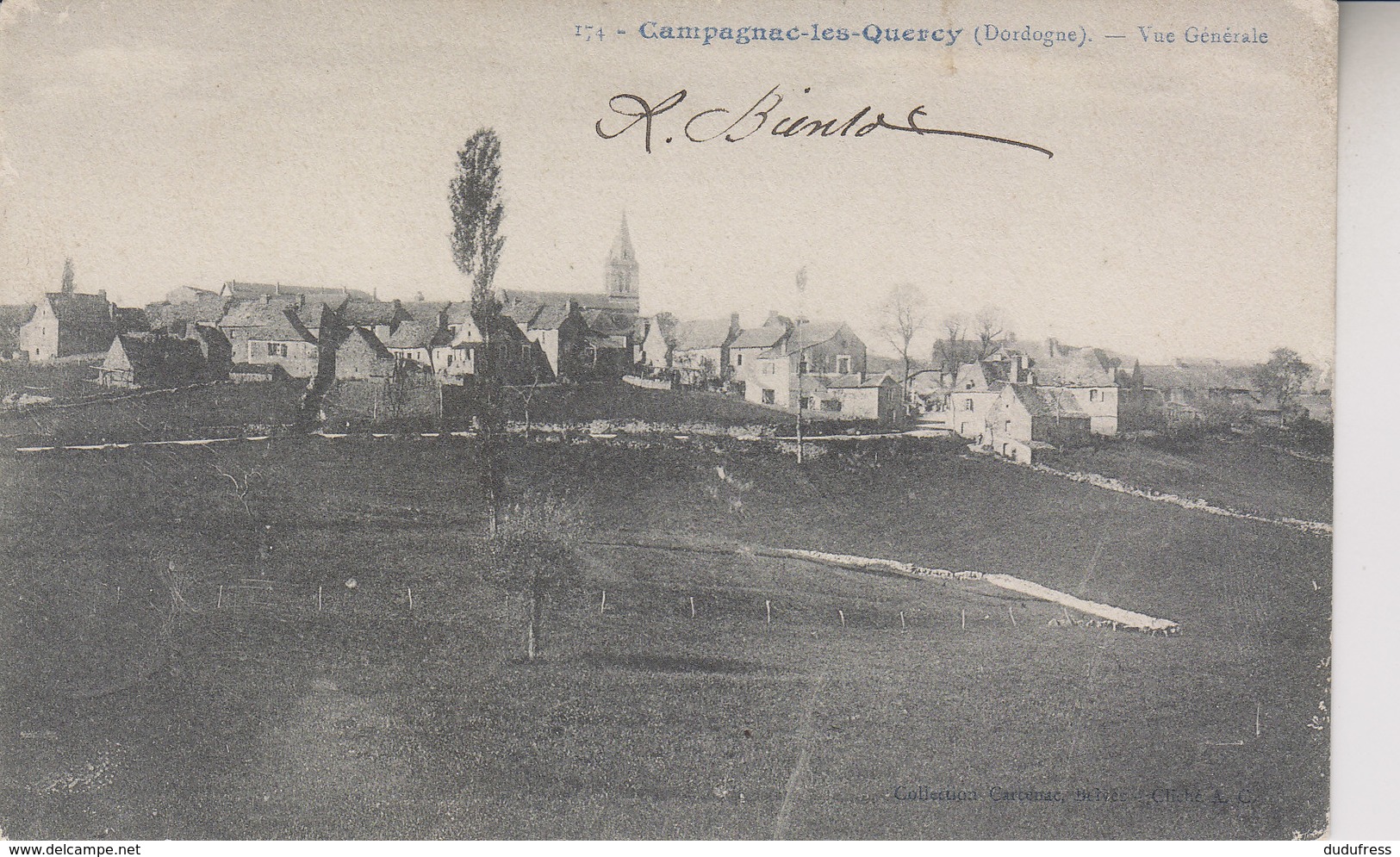 CAMPAGNAC  LES QUERCY            VUE GENERALE - Autres & Non Classés