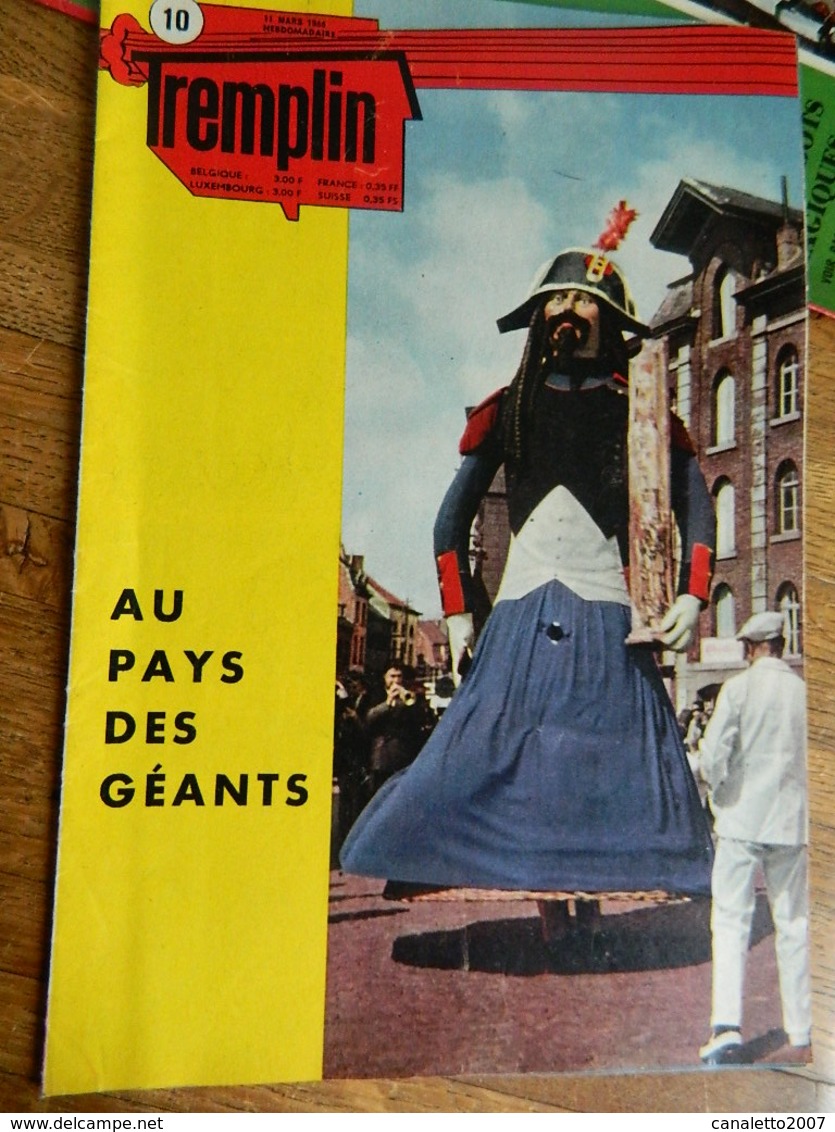 ATH:TRES BEAU N° 10 DU 11 MARS 1966 DE TREMPLIN-AU PAYS DES GEANTS-ARTICLE AVEC PHOTOS-18 PAGES - Autres & Non Classés