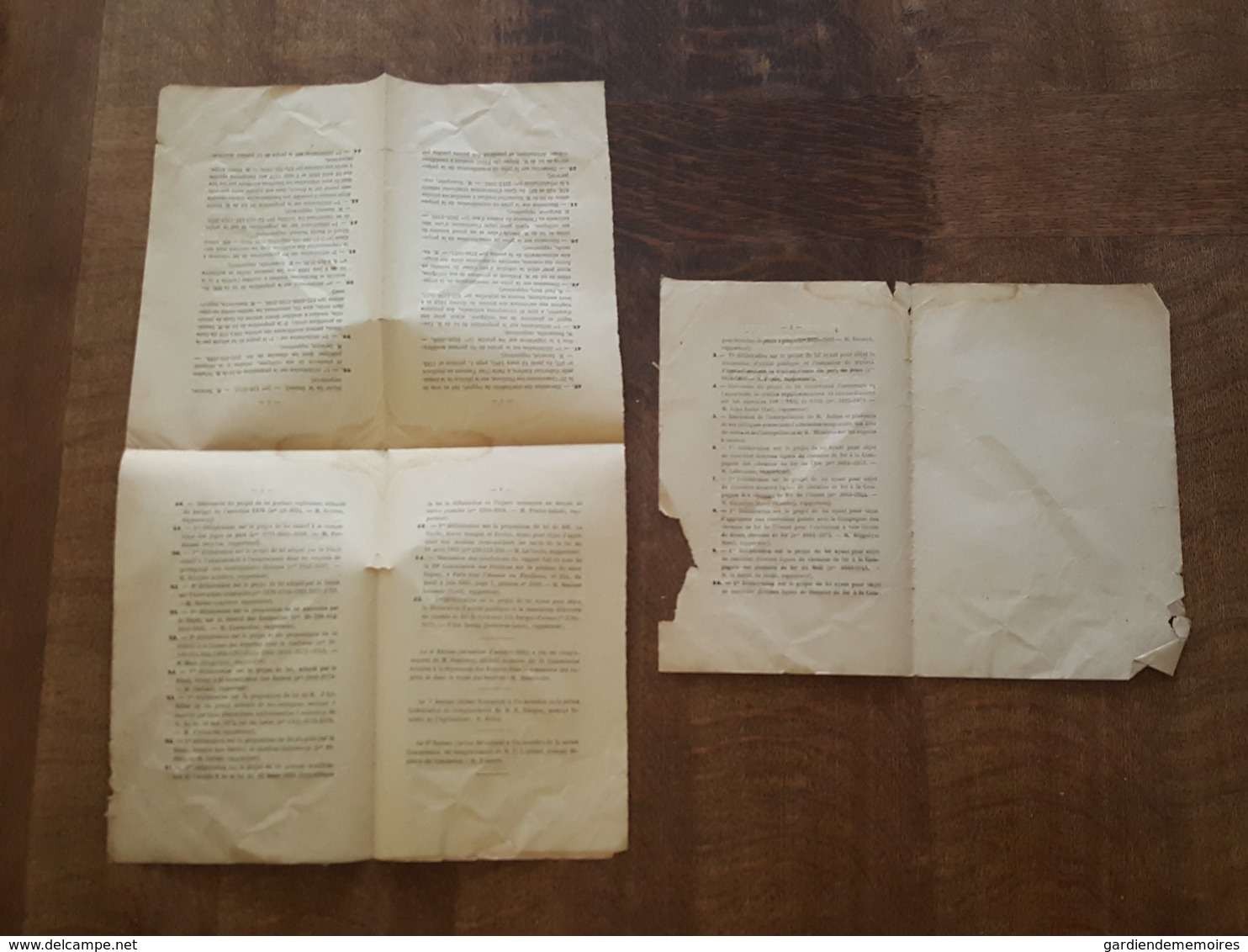 1885 - Feuilleton - Corse, Nièvre, Port De Bone, Chemin De Fer De Brienne Le Chateau à Sorcy, Crémaillère De La Turbie - Decrees & Laws