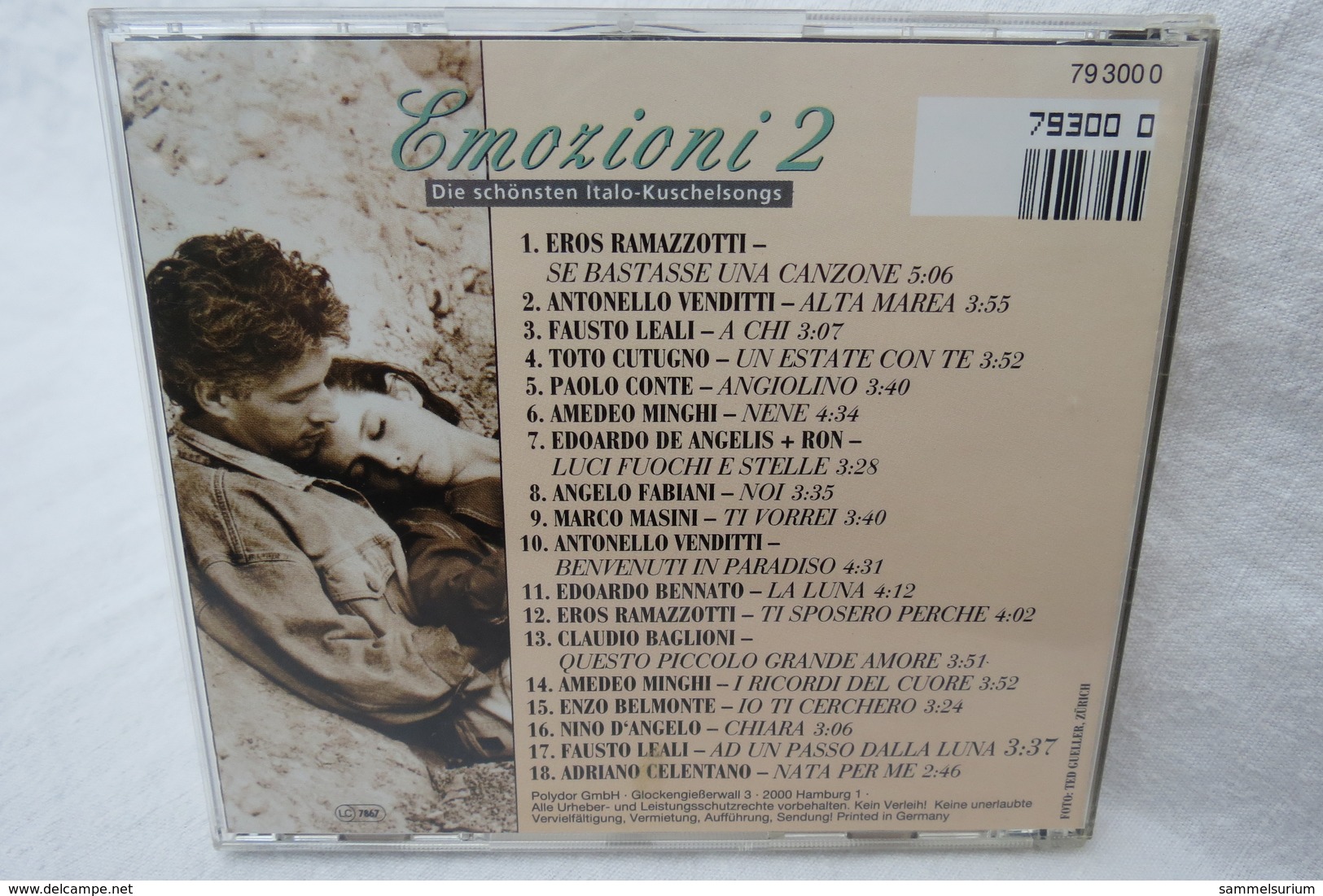 CD "Emozioni 2" Die Schönsten Italo-Kuschelsongs - Sonstige - Italienische Musik