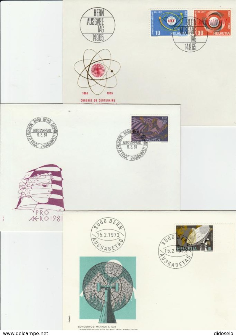 Switzerland -  Lot Of 3 FDC - FDC