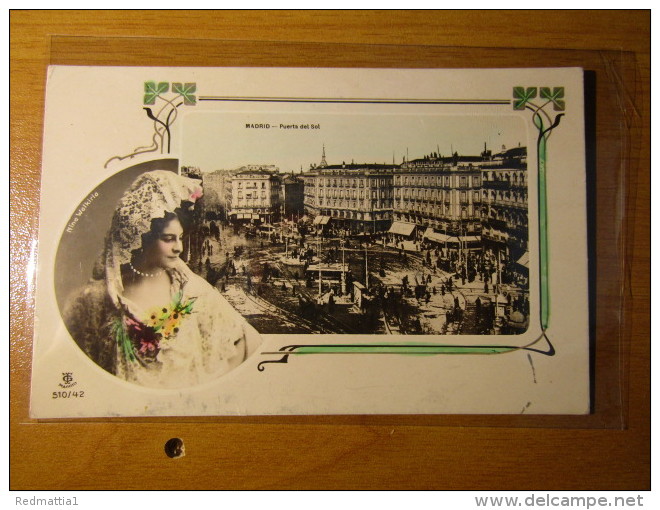 CARTOLINA  SPAGNA  MADRID PUERTA DEL SOL      C-   2213 - Autres & Non Classés