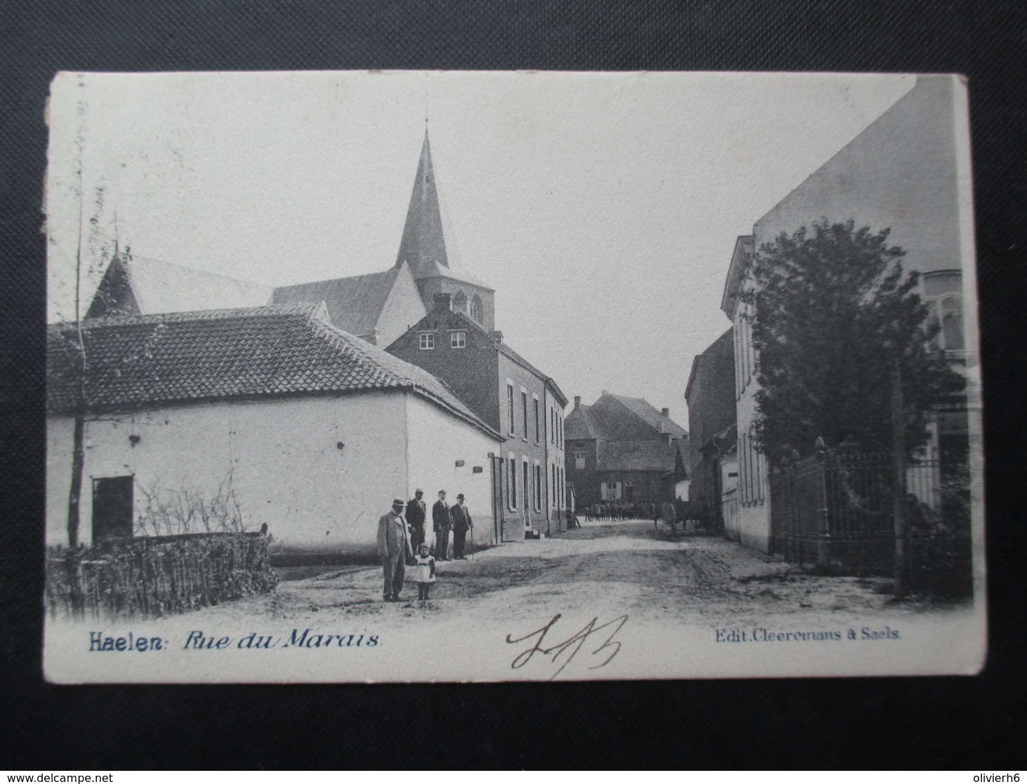 CP BELGIQUE (M1818) HALEN HAELEN (2 VUES) Rue Du Marais Edit. Cleeremans & Saels - Halen