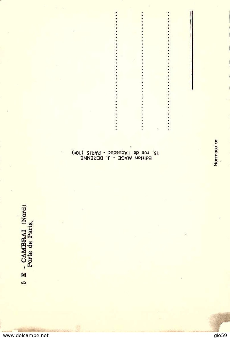 59] Nord > Cambrai             /LOT  546 - Cambrai