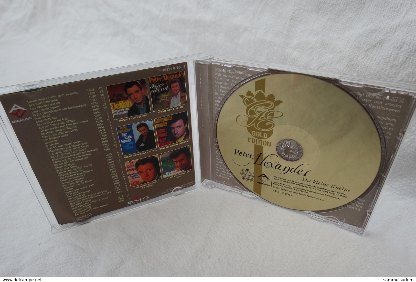 CD "Peter Alexander" Die Kleine Kneipe, Gold Edition - Sonstige - Deutsche Musik