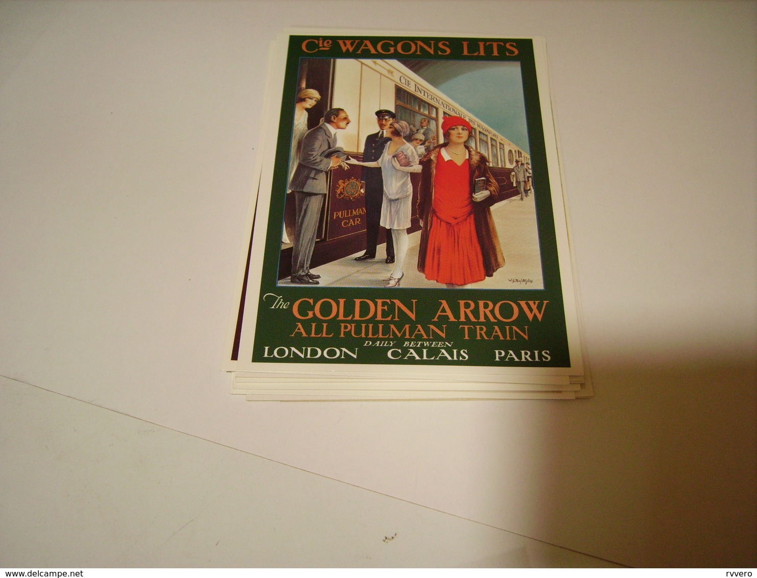 PUBLICITE WAGON LITS GOLDEN ARROW - Autres & Non Classés