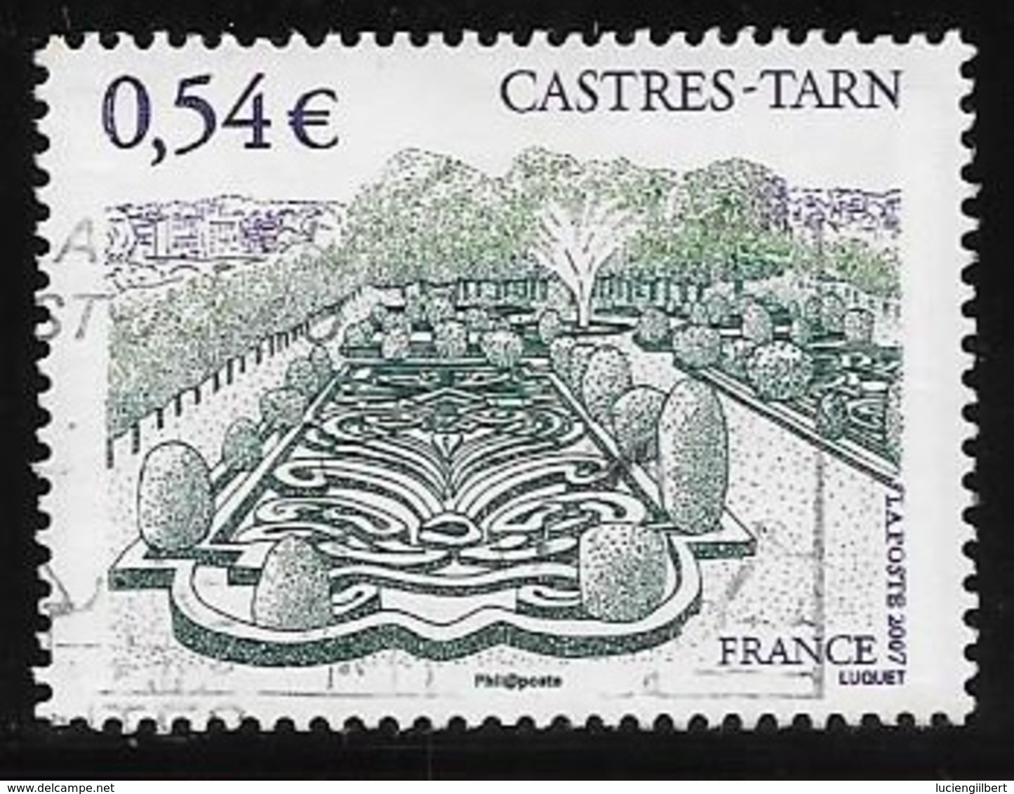 TIMBRE N° 4079 -   CASTRES   -  OBLITERE  -  2007 - Oblitérés