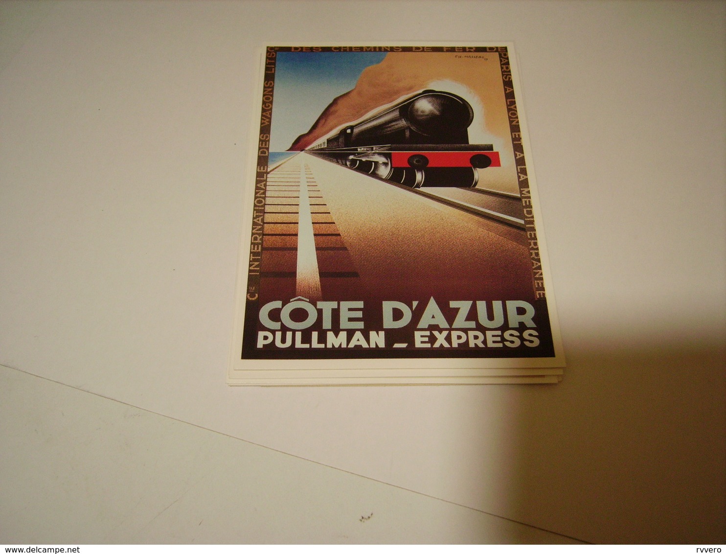 CARTE POSTALE PUBLICITE COTE D AZUR PULLMAN EXPRESS - Autres & Non Classés