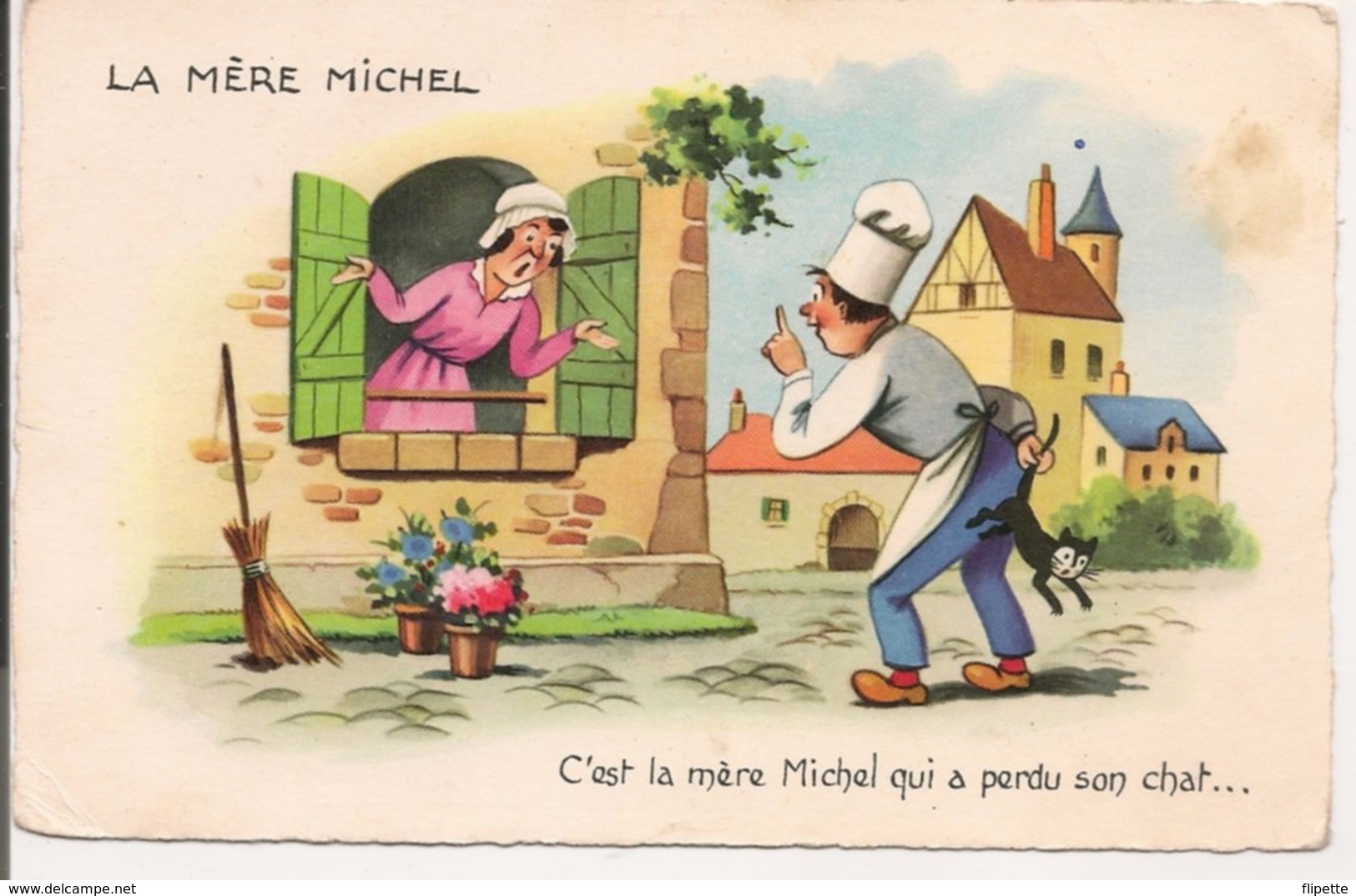 L20G043 - La Mère Michel - C'est La Mère Michel Qui A Perdu Son Chat...- JG - Contes, Fables & Légendes