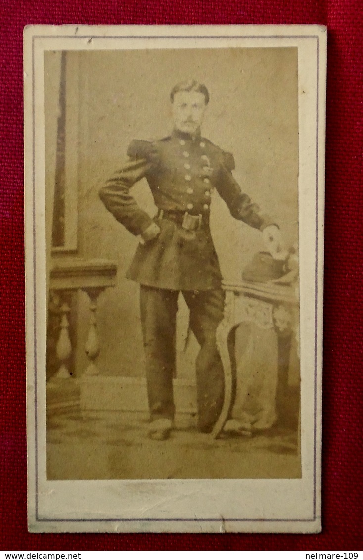 Cdv CARTE DE VISITE PHOTOGRAPHIE MILITAIRE - Guerre, Militaire