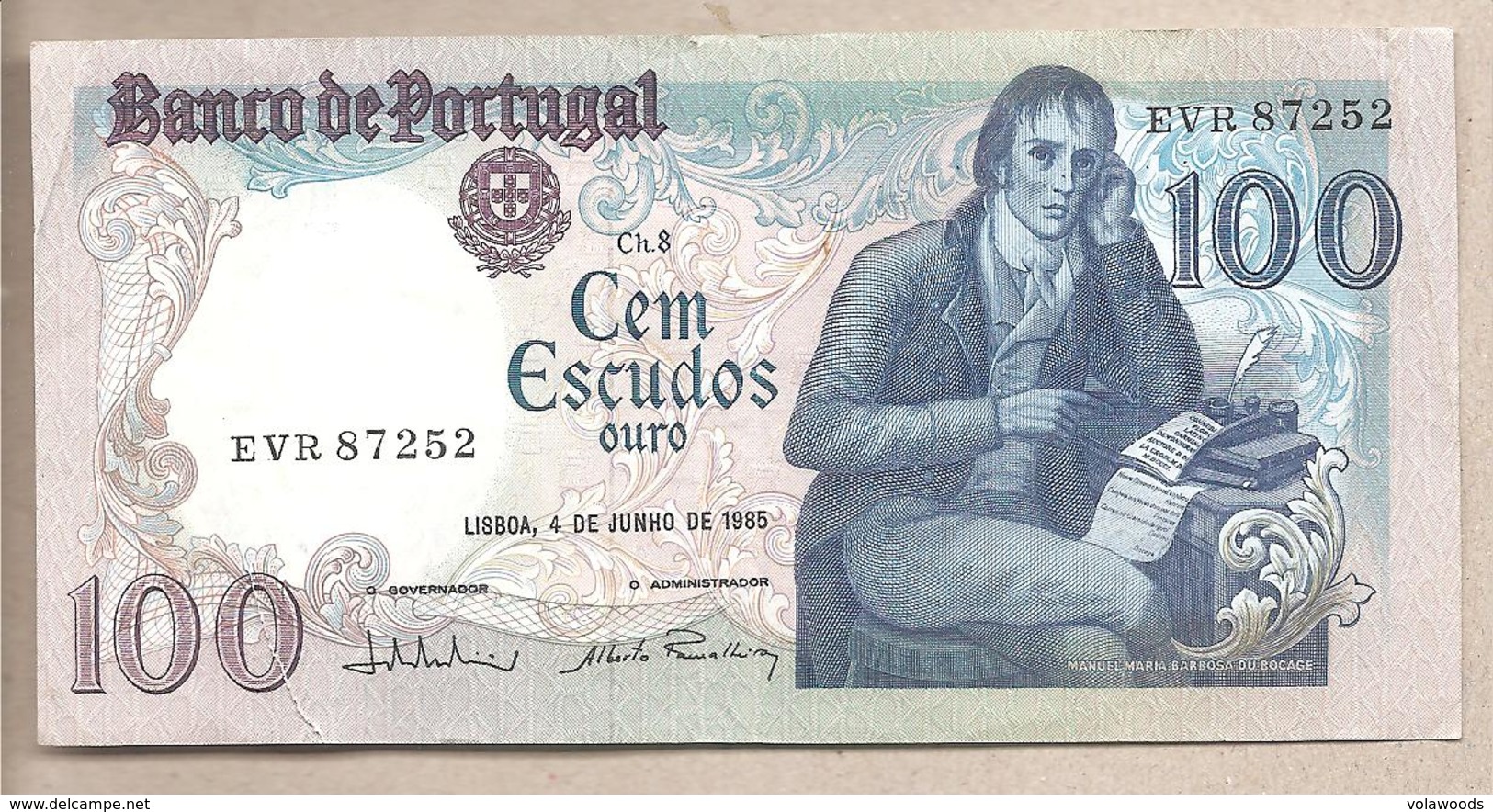 Portogallo - Banconota Circolata Da 100 Scudi P-178e.6 - 1985 - Portogallo