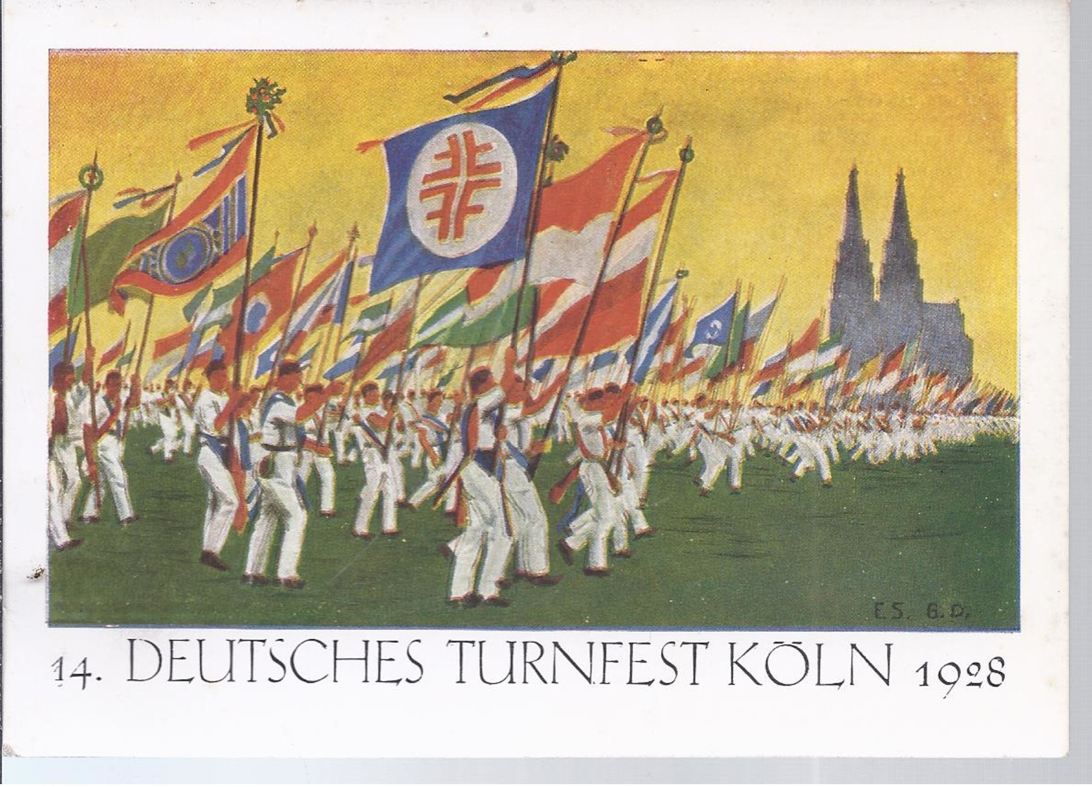 Köln - 14. Deutsches Turnfest 1928    -  AK- 7238 - Koeln