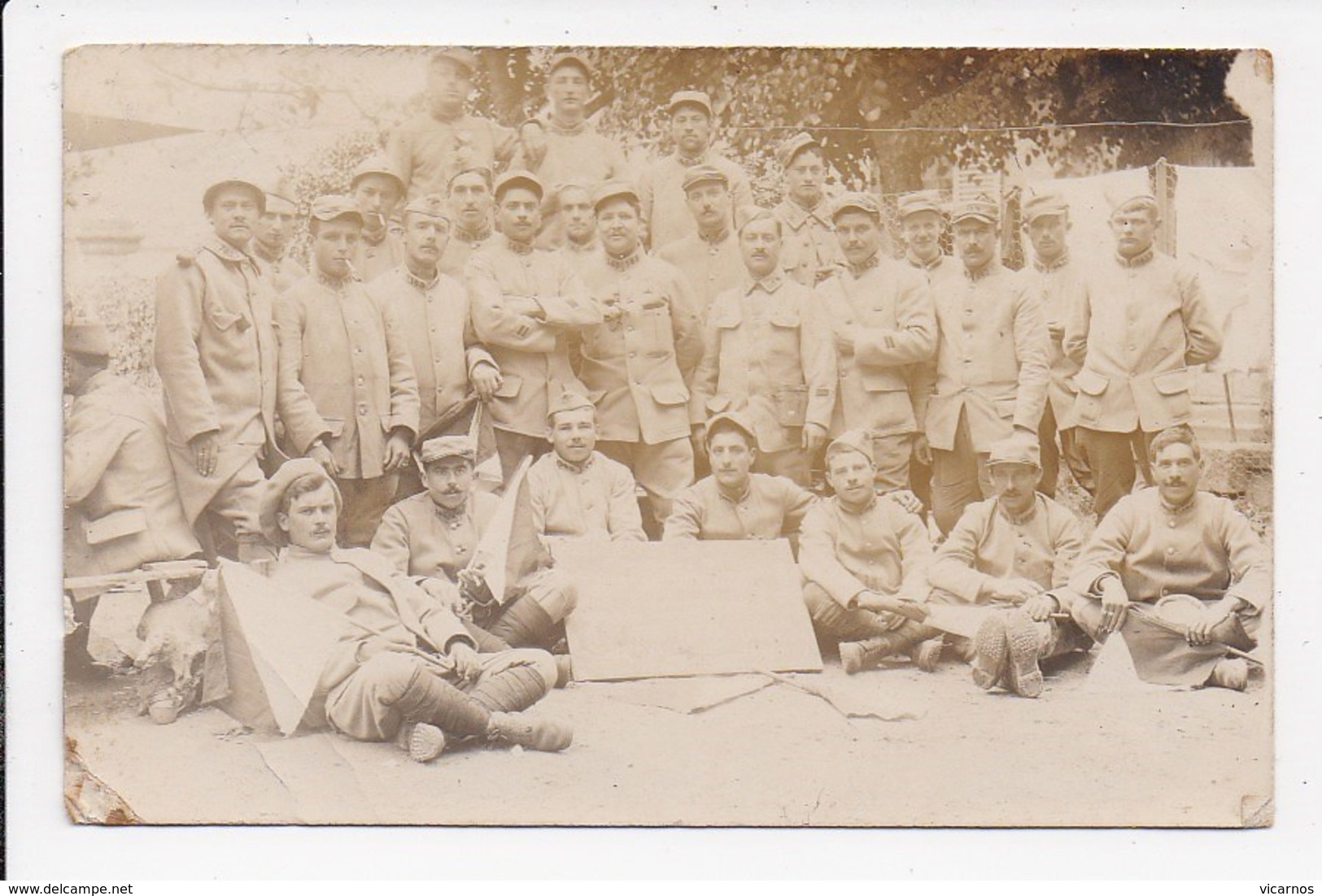 CARTE PHOTO MILITARIA Signaleurs Du 143eme Regt.d'inf. 18 Juin 1916 - Personaggi