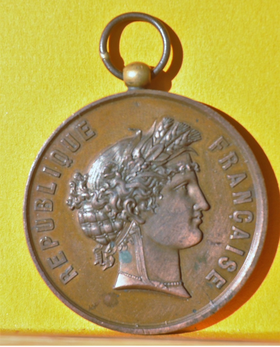 Médaille Bronze - Ecole Régionale Des Arts Industriels - St Etienne (Loire)  Cours De Gravure - 3ème Prix  Gges DUPRE _ - Autres & Non Classés