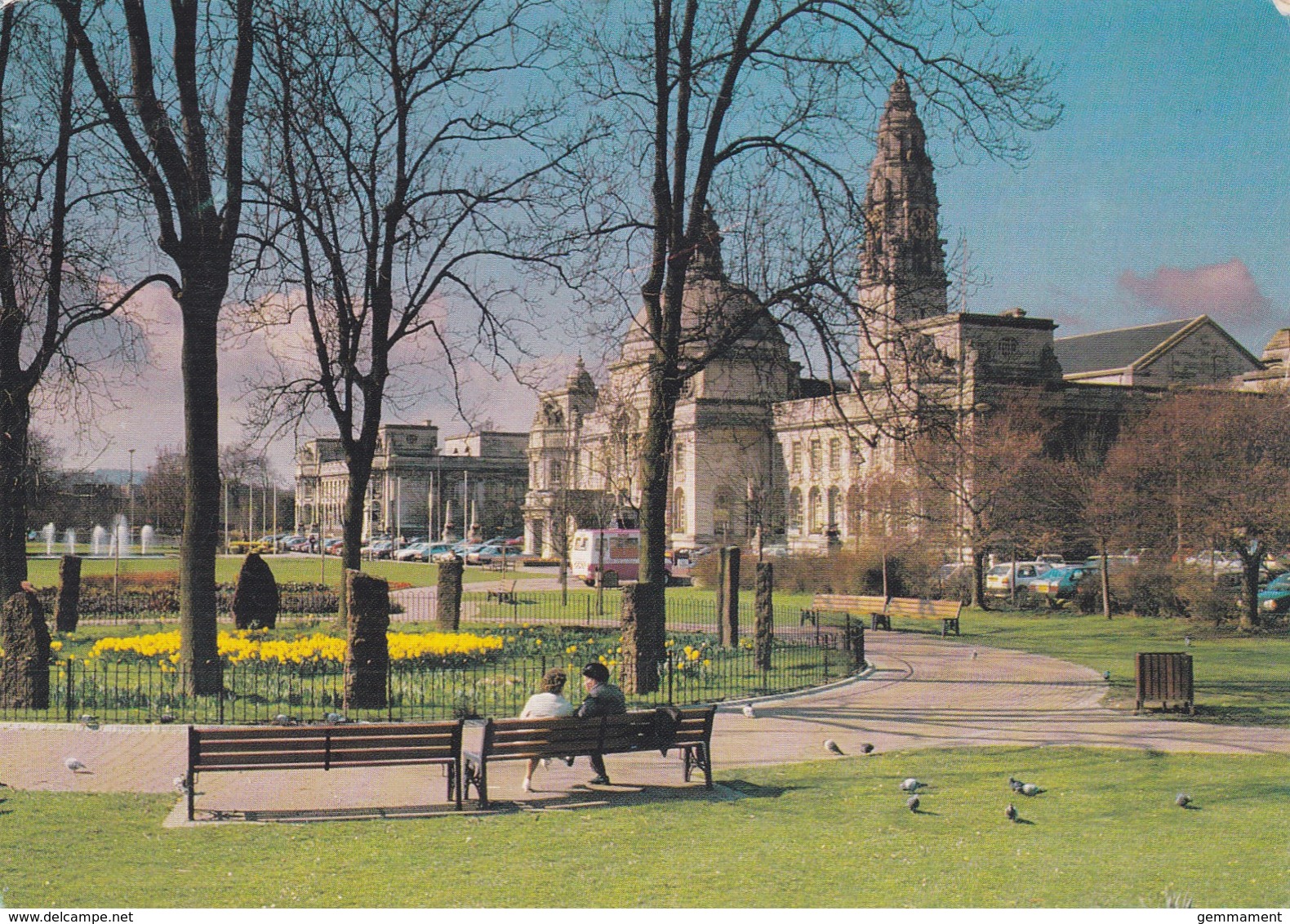 CARDIFF- CITY HALL AND LAW COURTS - Glamorgan