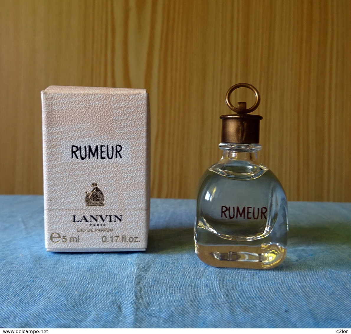 Miniature  "RUMEUR" De LANVIN  Eau De Parfum 5 Ml Dans Sa Boite (M076) - Miniatures Femmes (avec Boite)