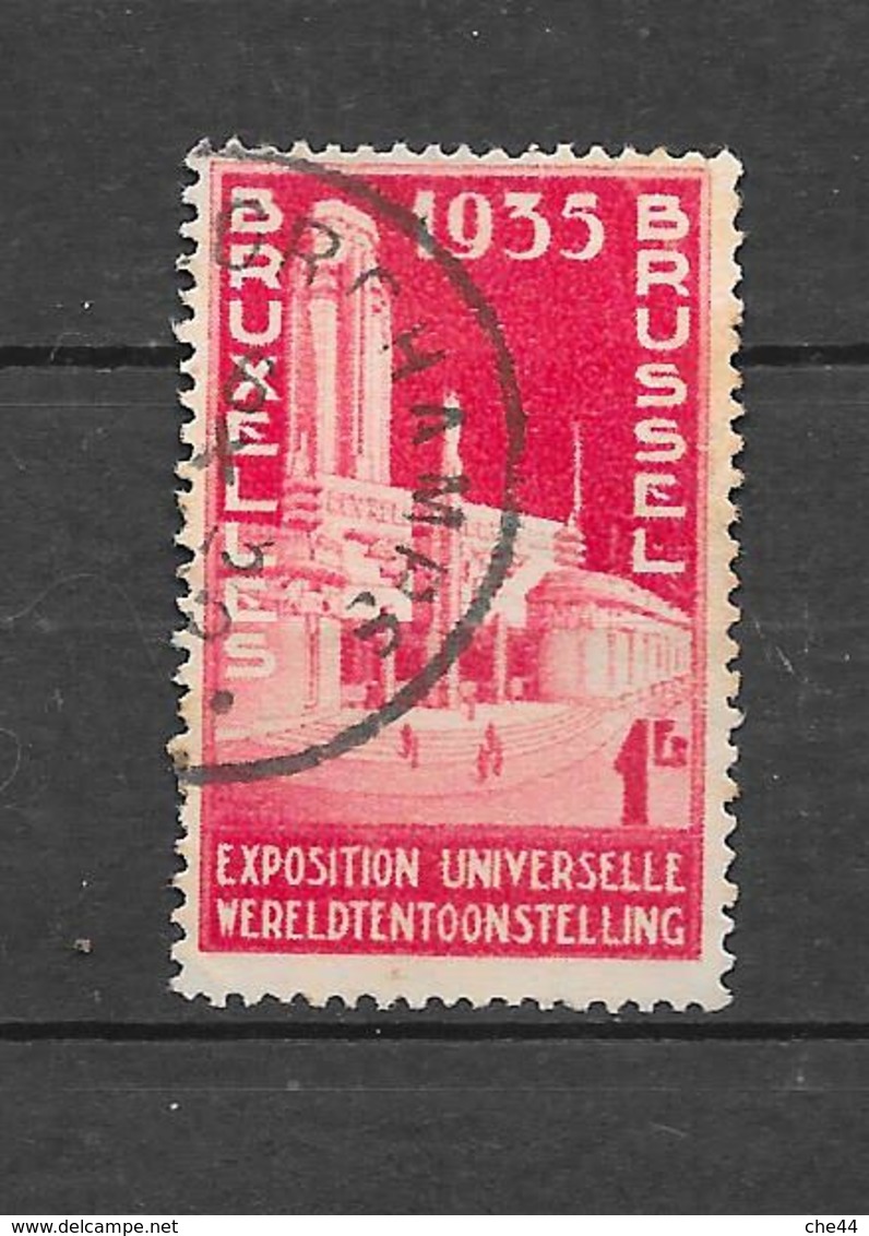 Exposition Internationale De Bruxelles De 1935. N°387 Chez YT. (Voir Commentaires) - 1935 – Bruselas (Bélgica)