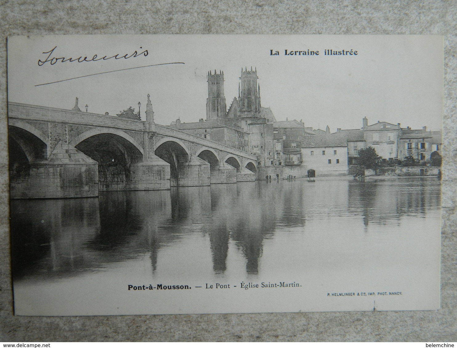 PONT A MOUSSON  LE PONT EGLISE SAINT MARTIN - Pont A Mousson