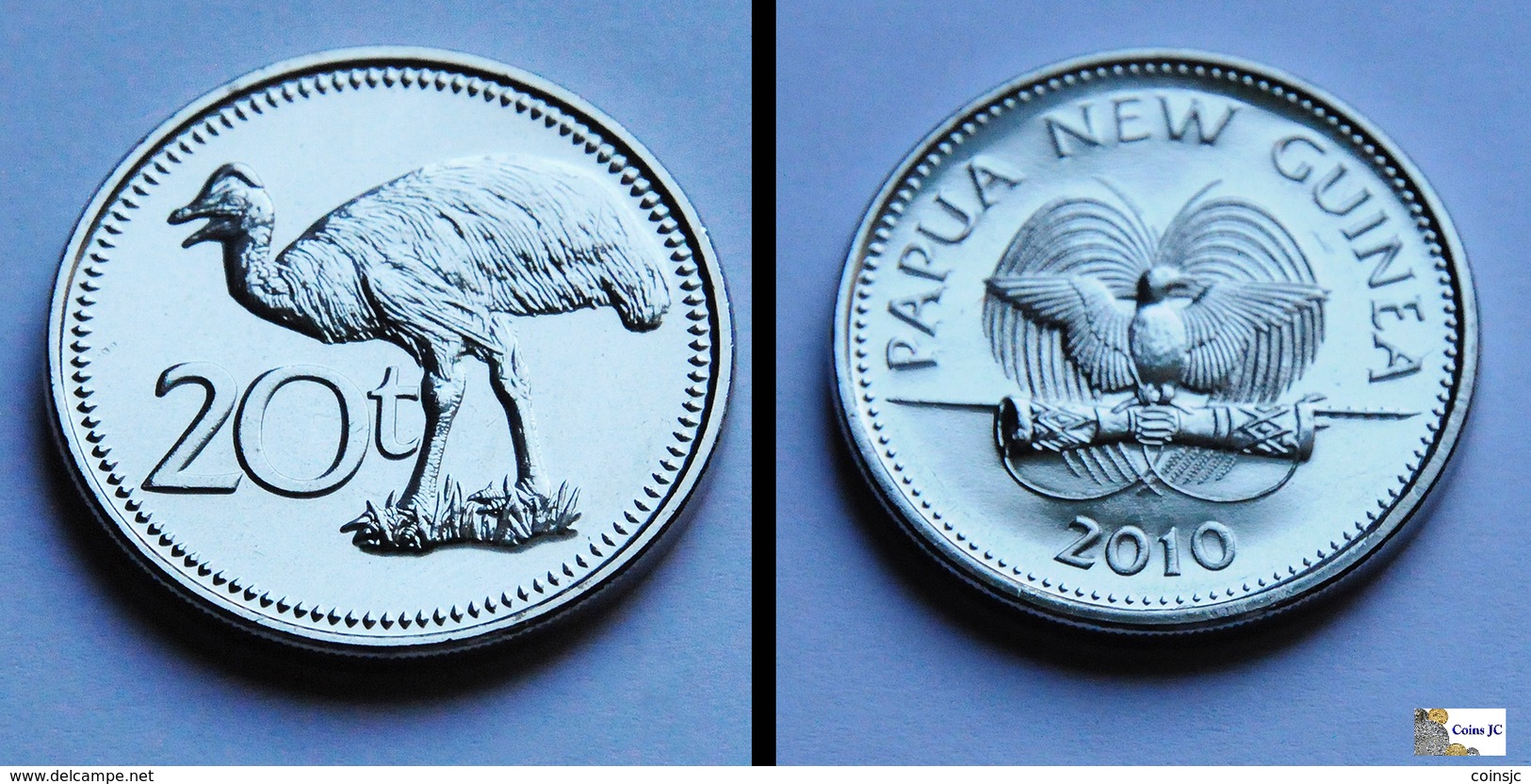 Papua New Guinea - Lot  5 COINS - UNC - Papúa Nueva Guinea