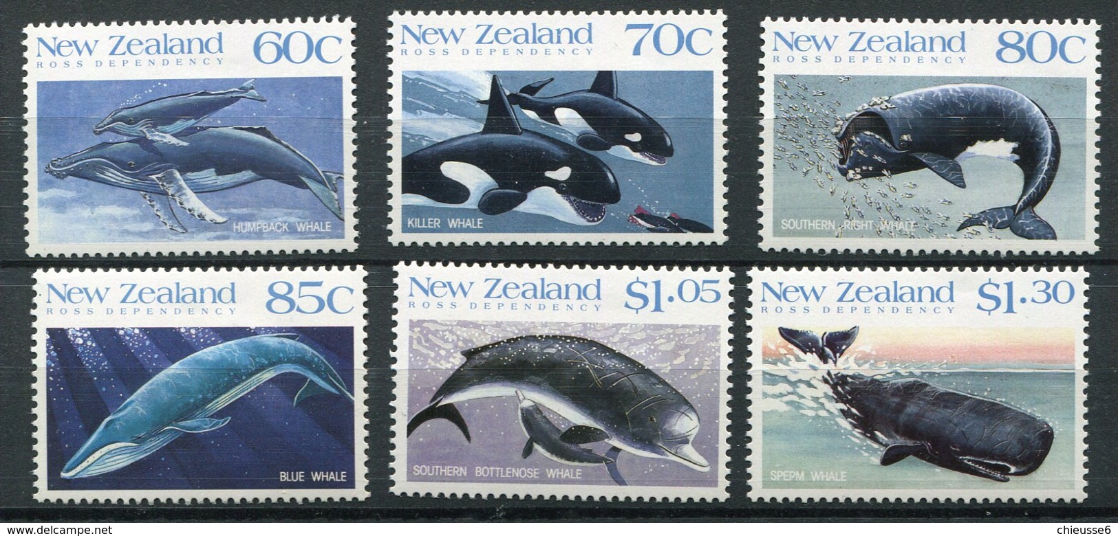 Terre De Ross ** N° 21 à 26 - Mammifères Marins - Unused Stamps
