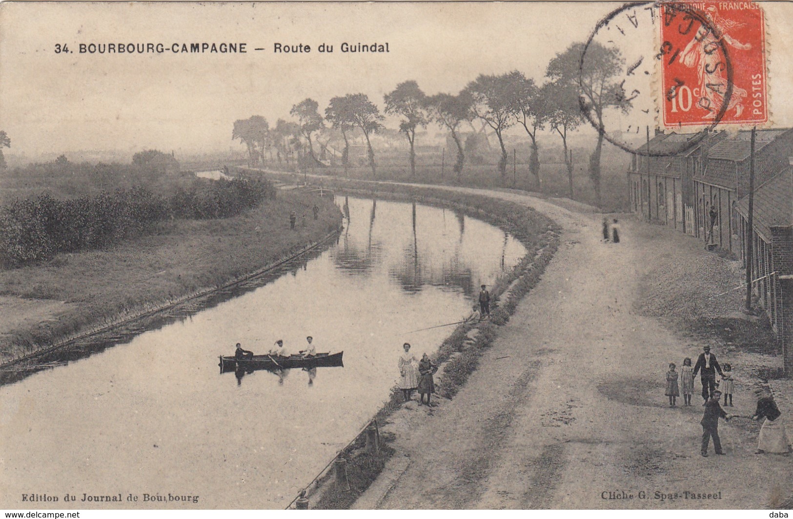 Bourbourg-Campagne.  Route Du Guindal - Autres & Non Classés