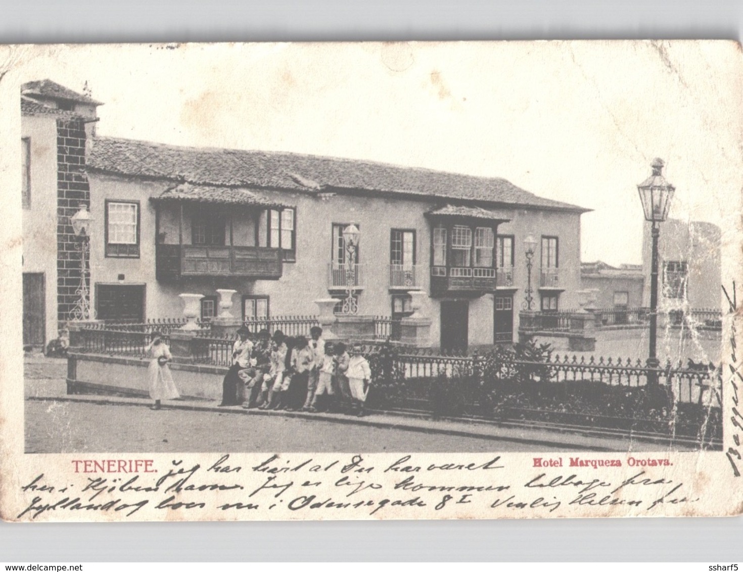 TENERIFE HOTEL MARQUEZA OROTAVA Con Animación 1904 (ver Condición) - Tenerife