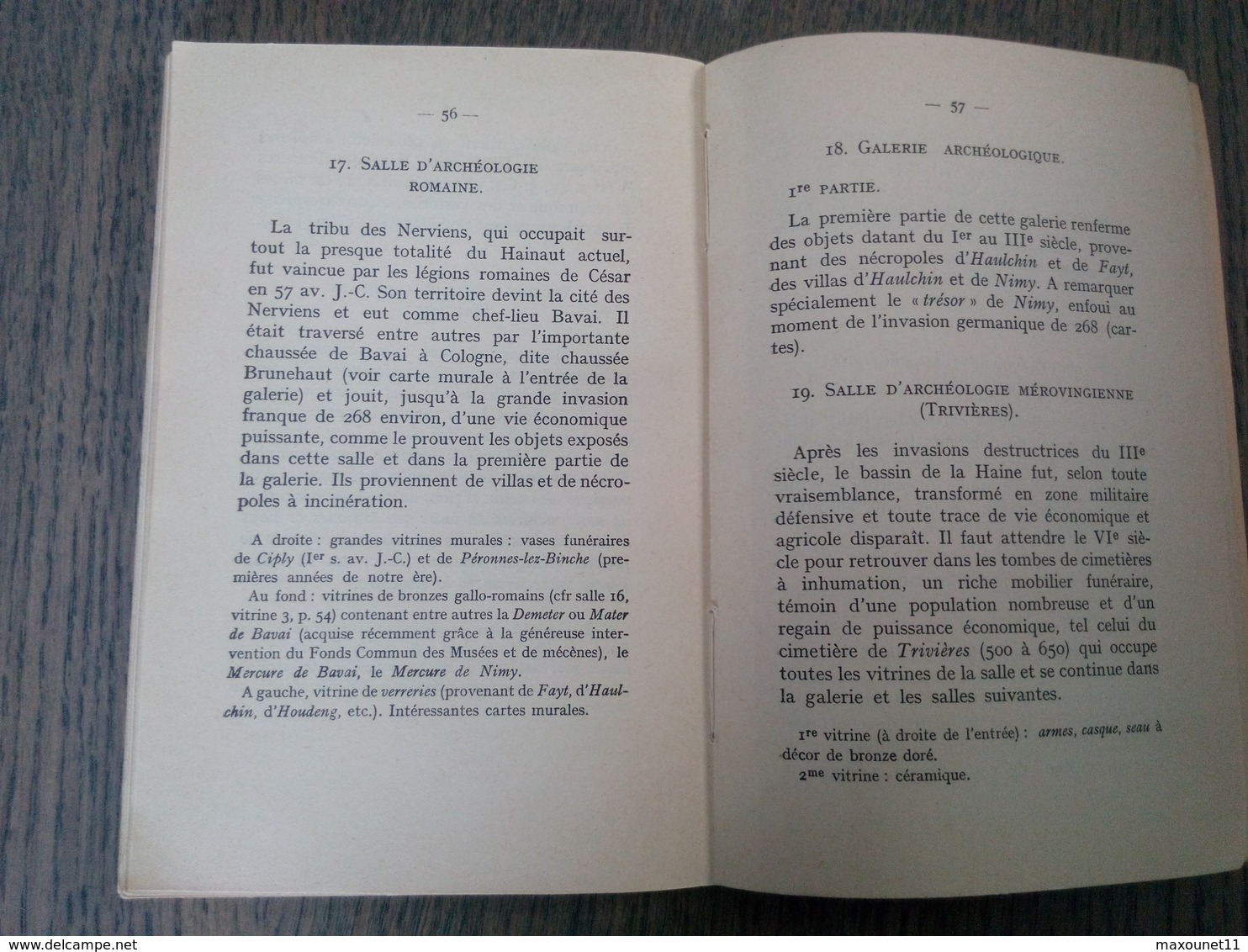 Guide Illustré Du CHÂTEAU ET LE DOMAINE DE MARIEMONT -  Raoul WAROCQUE 1948 ... Lot Sts8 . - Tourisme