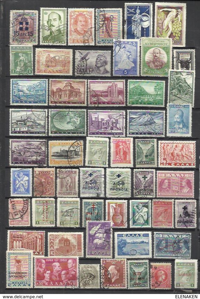 G517-LOTE SELLOS GRECIA SIN TASAR,SIN REPETIDOS,ESCASOS.GREECE STAMPS LOT WITHOUT PRICING WITHOUT REPEATEDGRIECHENLAND - Collections