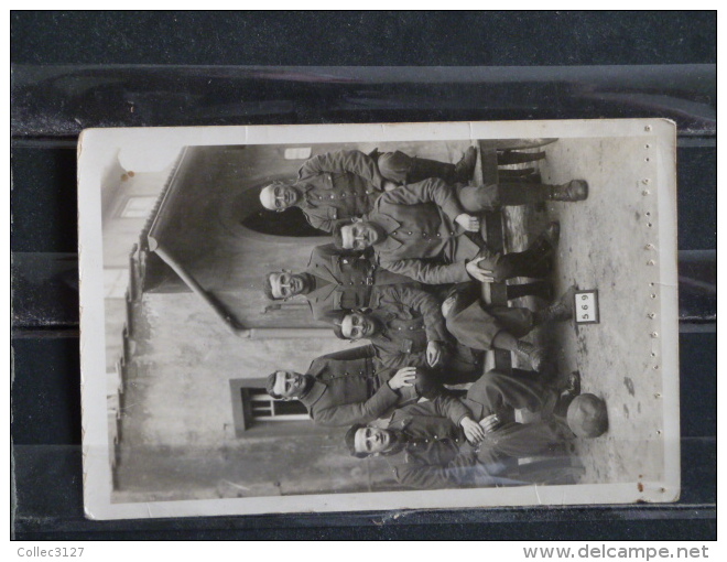 F09 Guerre 1939-45 - Carte Photo Stalag IX - Abwehr - Gepruft - Kurt Rudel - Petit Groupe - Guerra 1939-45