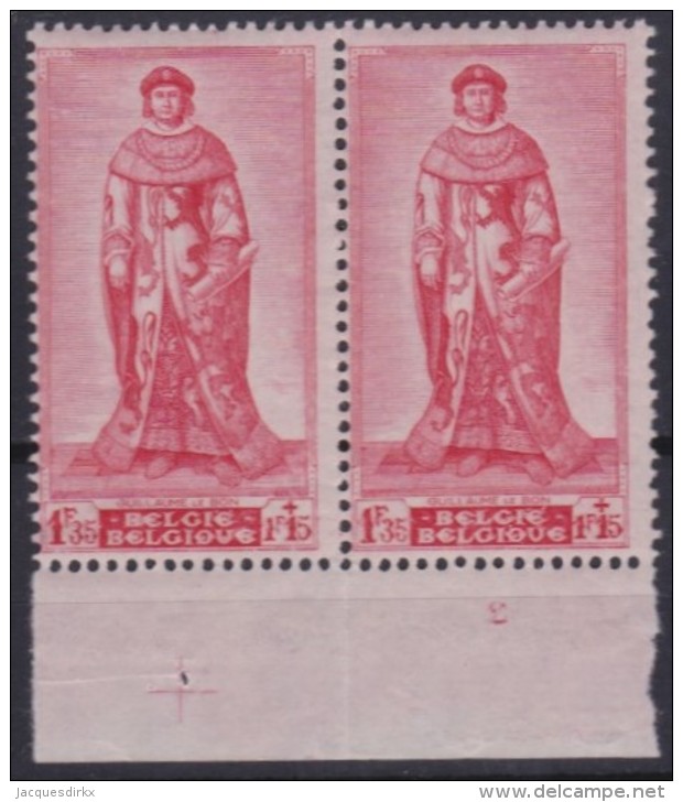 Belgie  .    OBP  .   753 Paire  .  No De Planche  2      .   **    .      Postfris  .   /   .  Neuf SANS Charniere - Neufs