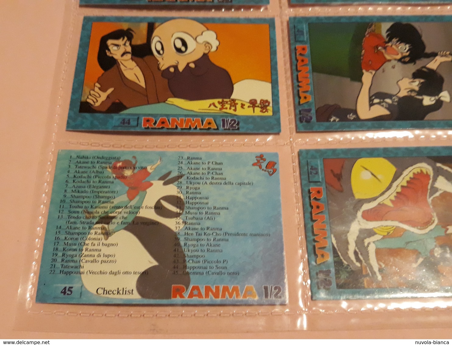 RANMA del 1996.1/2 set completo cards 1a 45