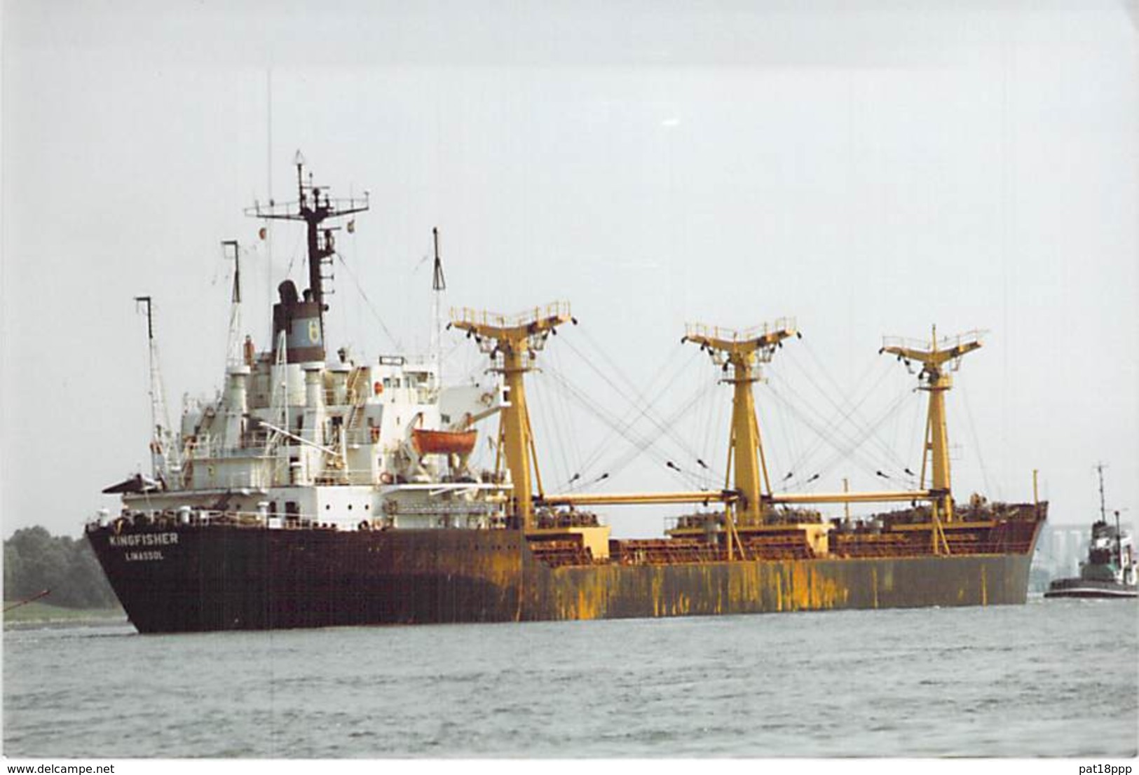 " KINGFISHER "  BATEAU DE COMMERCE Cargo Merchant Ship Tanker Carrier - Photo 1997 Format CPM - Commerce