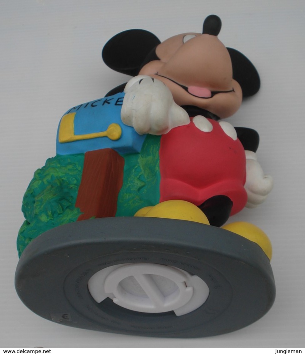 Tirelire Mickey En Plastique Dur - Sans Marque - Sans Date - Hauteur 21 Cm - Disney