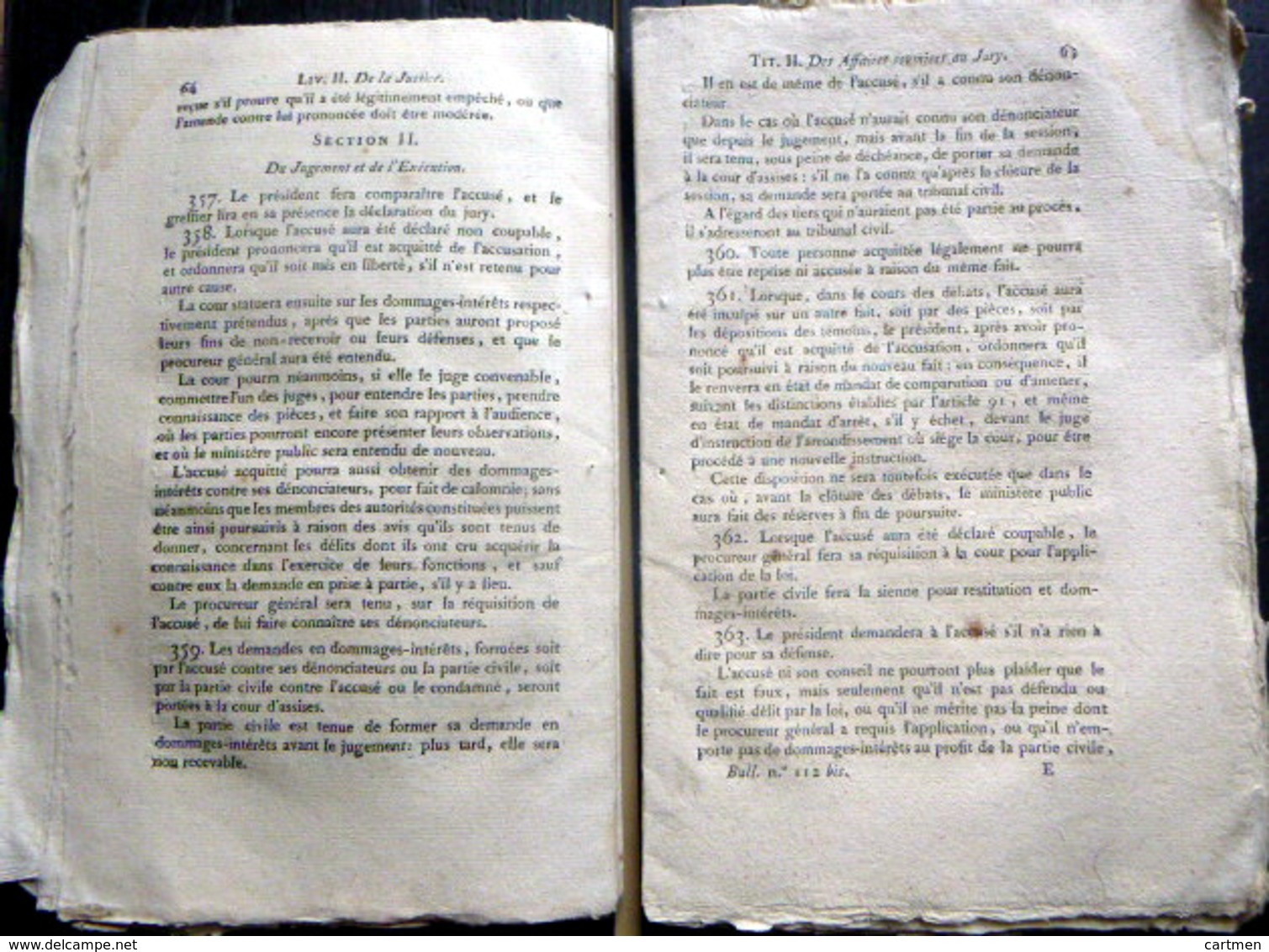 DROIT CODE CRIMINEL NOUVELLE EDITION DU CODE CRIMINEL DE 1816 ANNULANT LE CODE NAPOLEON DE 1804 - Décrets & Lois