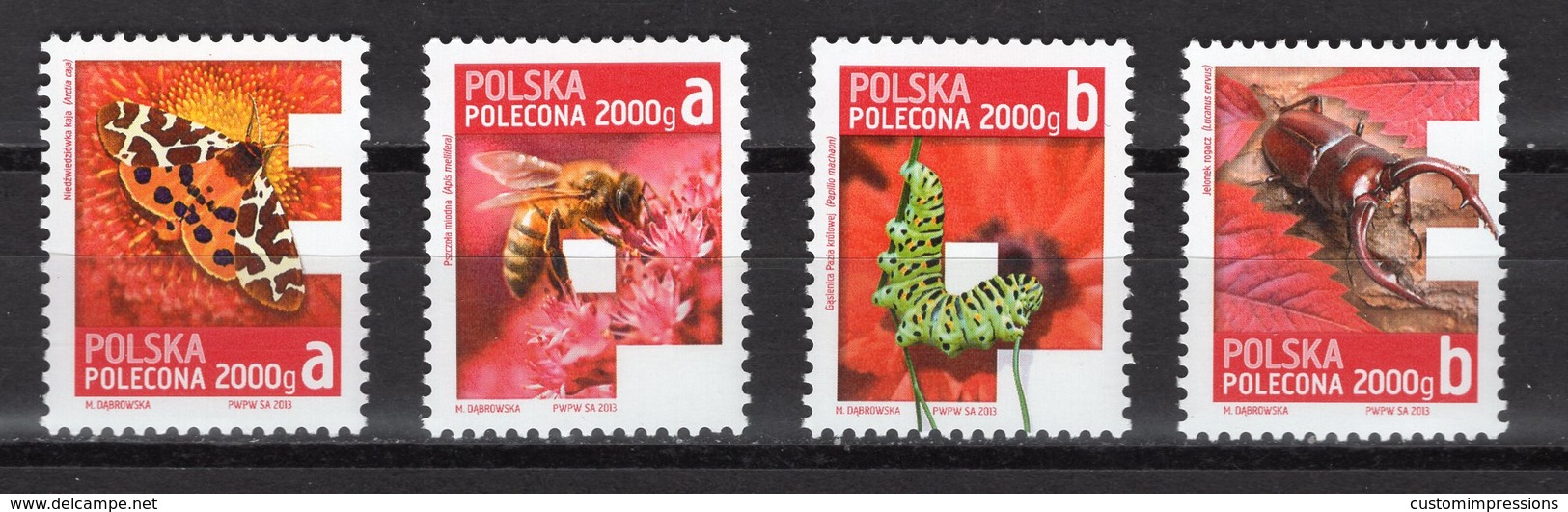 POLAND - 2013 Registrered Mail  M87 - Unused Stamps