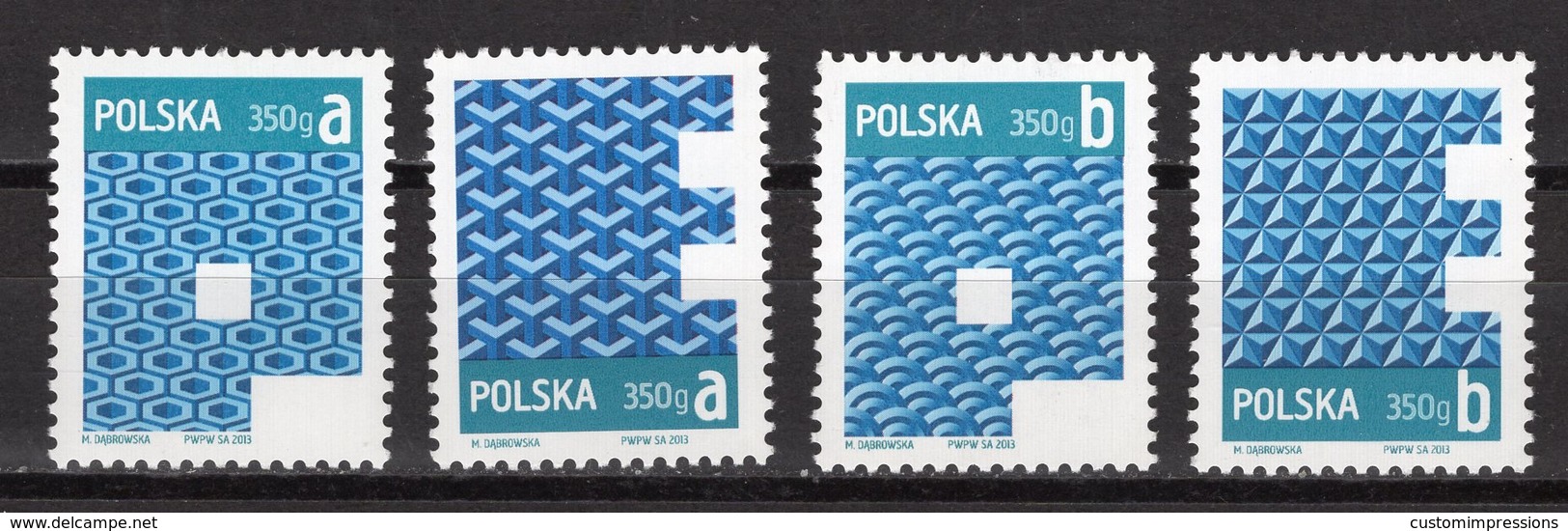 POLAND - 2013 Economic & Priority Stamps  M89 - Nuovi