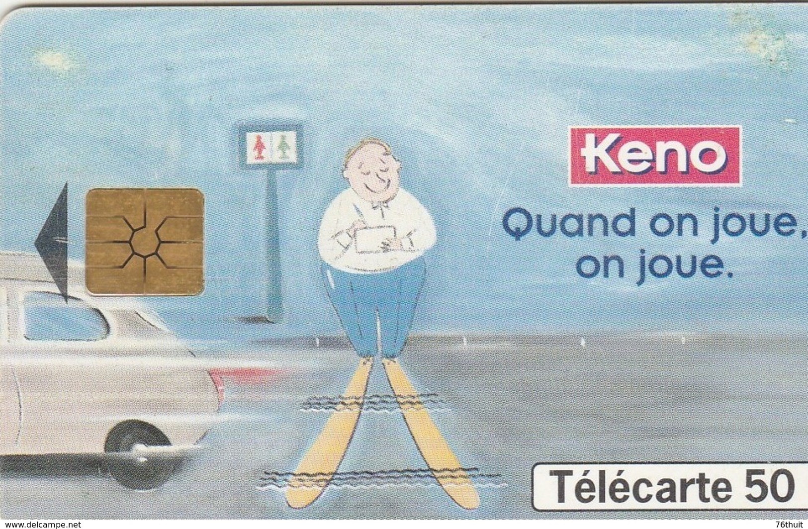 CARTE TELEPHONE FRANCE TELECOM  - 50  - KENO - Spelletjes