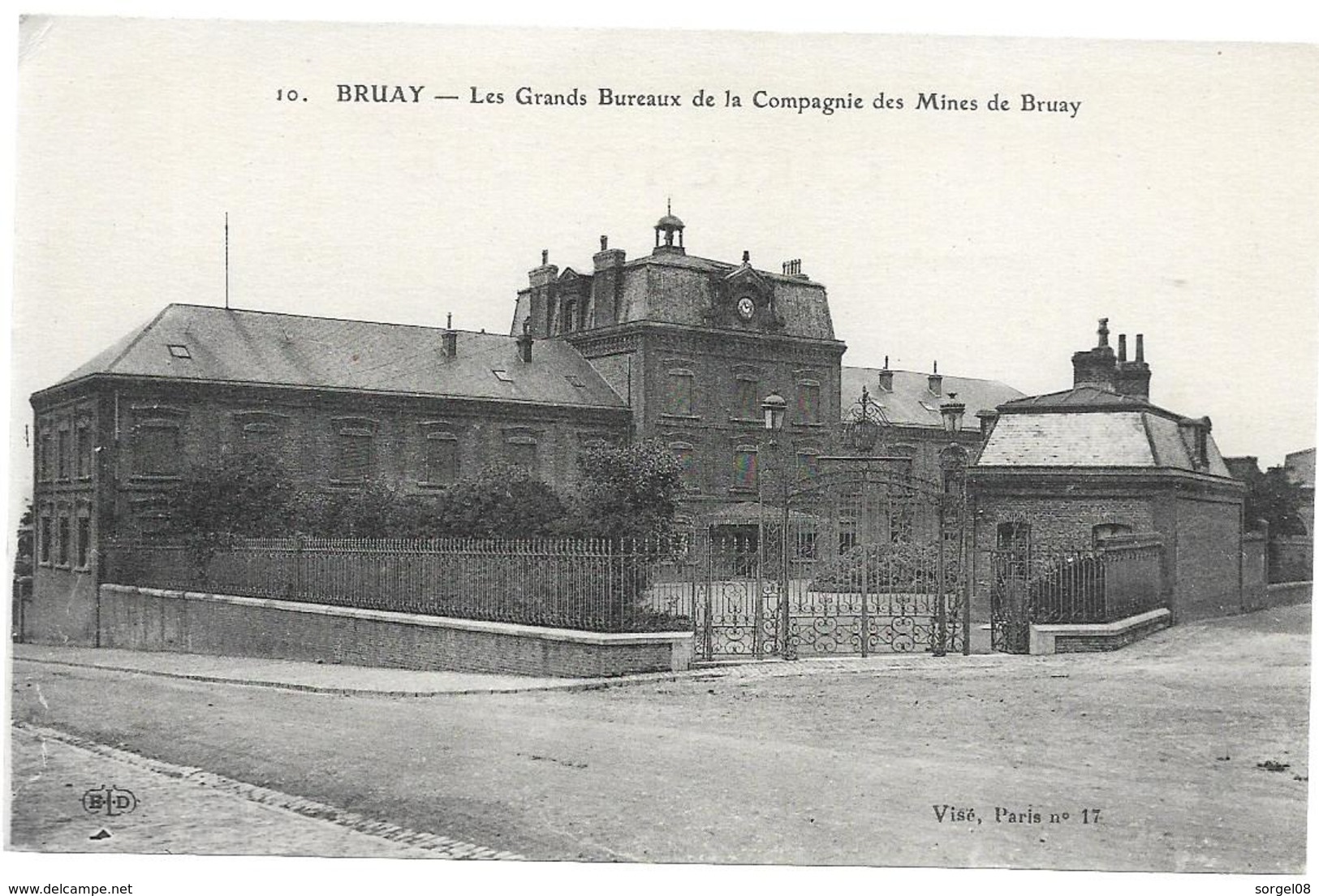 Pas De Calais BRUAY Les Grands Bureaux De La Compagnie Des Mines De Bruay - Autres & Non Classés