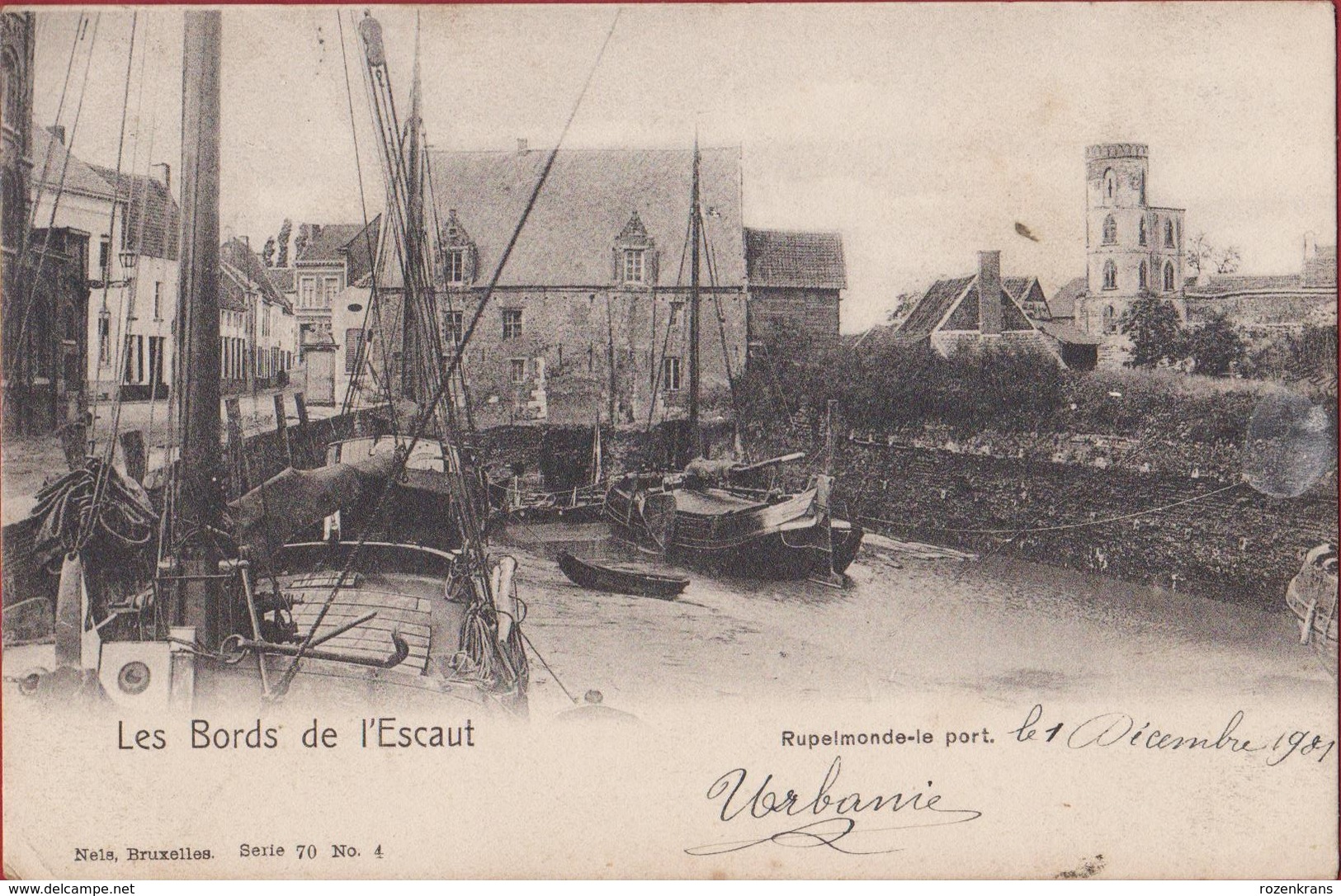 Rupelmonde Le Port De Haven Kruibeke 1901 - Kruibeke