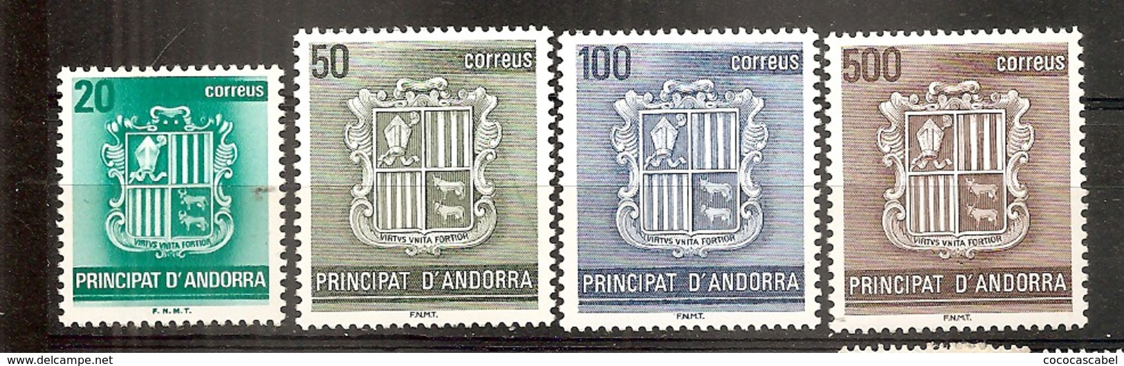 Andorra Española - Edifil 209-12 - Yvert 194-97 (MNH/**) - Nuevos