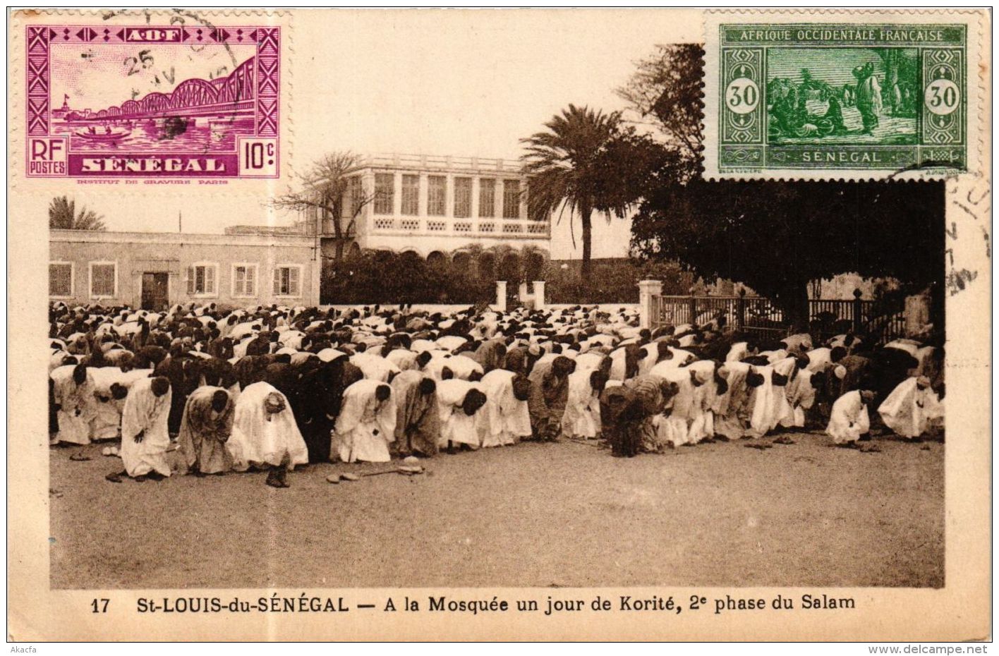 CPA Fortier 17, Saint Louis- A La Moquée Un Jour De Korité, SENEGAL (762991) - Senegal